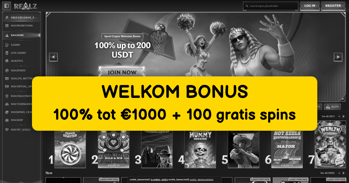 Realz Casino - Beste Online Casino Nederland